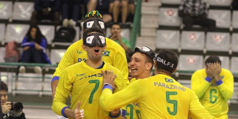 Brasil vence de virada e conquista o tricampeonato mundial de goalball