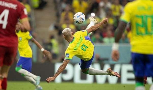 Capixaba Richarlison concorre a gol mais bonito da Copa do Mundo; saiba como votar