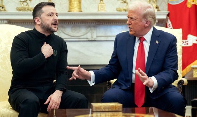 Trump e Zelensky batem boca na Casa Branca sobre guerra na Ucrânia