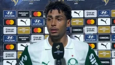 Luighi, do Palmeiras, é vítima de racismo, chora e cobra Conmebol: “Não fará nada?”